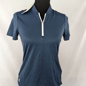 NWT Adidas Blue Golf Polo XS